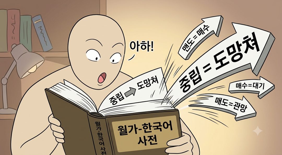 월가 통역기 20개 — 말하는 것 vs 뜻하는 것
