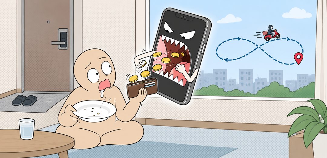 음식 안 주고 돈만 먹는 배달앱 · 순살카드뉴스