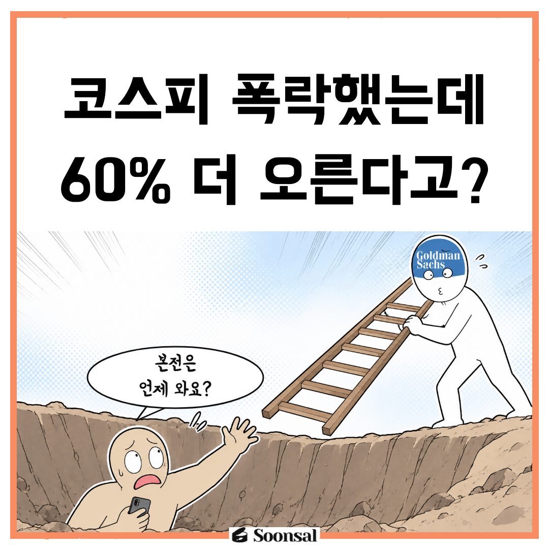 코스피 폭락과 골드만의 목표 하향